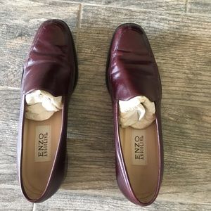 Enzo Angiolini mahogany flats